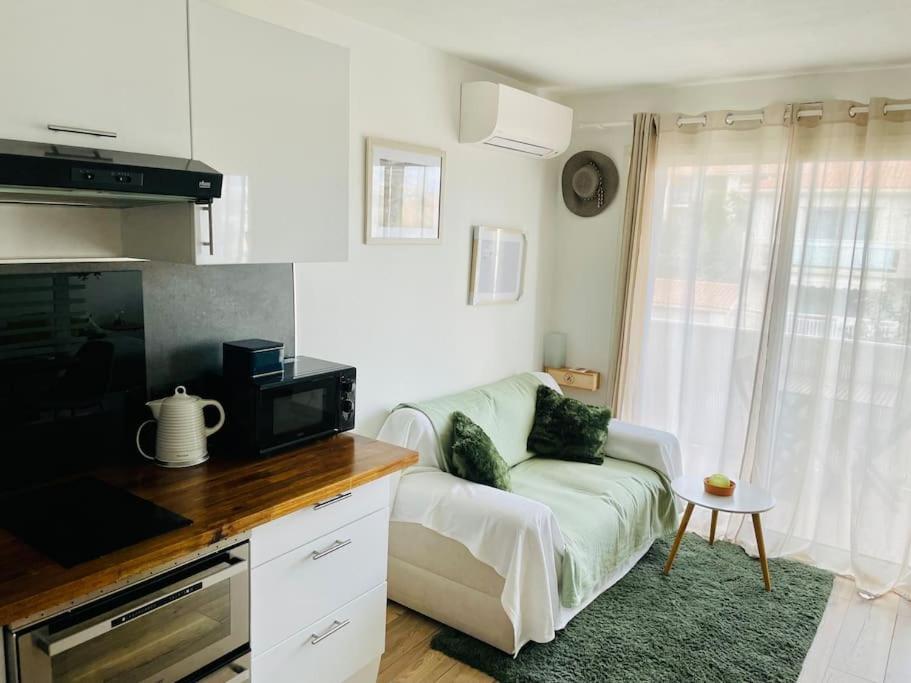 Studio Cosy Avec Terrasse Et Garage Saint-Laurent Du Var Limitrophe Nice Екстер'єр фото